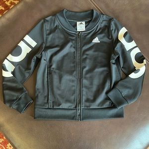 Adidas zip up jacket size small 7/8